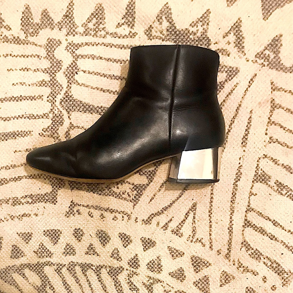 Michael Kors Silver Heel Bootie - Picture 3 of 9